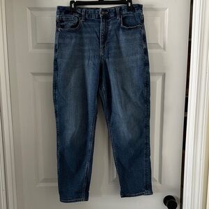 American Eagle Outfitters Dark Blue Straight Leg Jeans